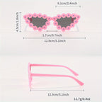 12pcs Lunettes Perçées Vibrantes - Design Coloré et Joueux pour Enfants et Adultes, Parfait pour les Fêtes de Piscine d'Été, les Diplômes, les Anniversaires et les Tenues Décontractées, Accessoires de Diplôme | Accessoire Joueux | Lunettes Durables
