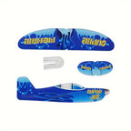 30pcs Mini Avions Planeurs en Mousse, Jouets de Puzzle DIY à Lancer à la Main, Cadeaux de Fête de Modèle d'Aviation, Cadeaux de Pâques - Couleurs Mélangées, Jouet Avion