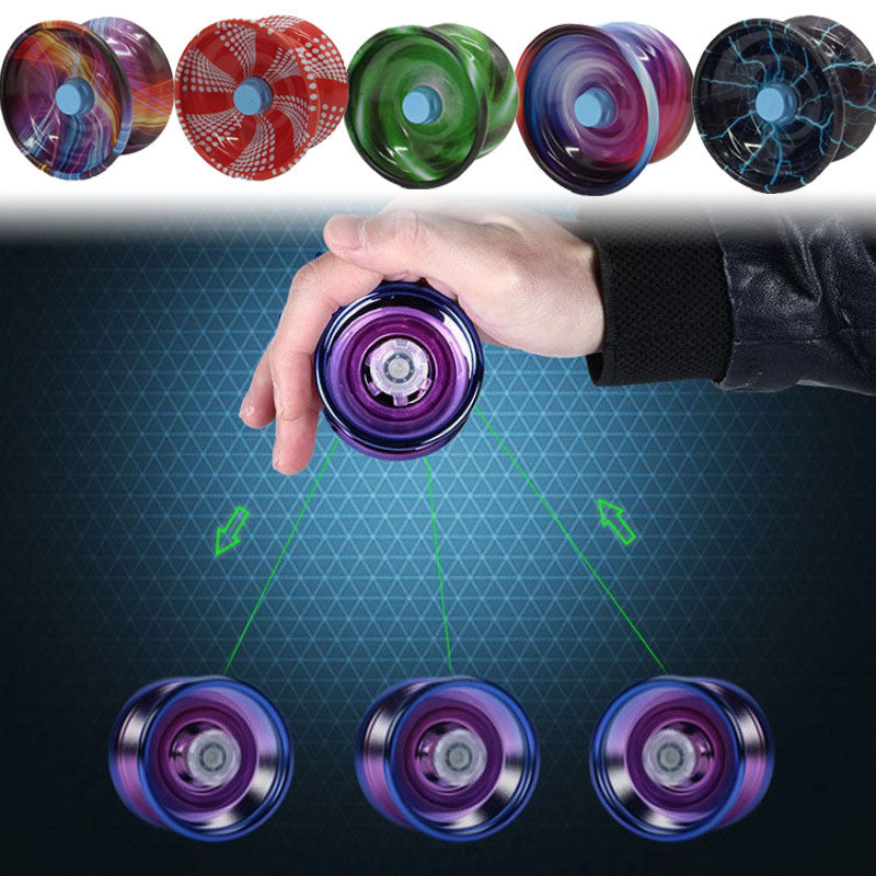 1pc\u002F2pièces Yo-yo en métal de haute vitesse avec sangle amovible - Durabilité et performance éblouissante pour les débutants - Disponible en plusieurs couleurs