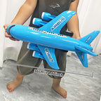 1pc Grand modèle d'avion jouet à assembler pour enfants - Réplique d'avion volant par inertie, auto-assemblage, cadeau idéal pour Noël et le Nouvel An pour les garçons et les filles, construction en plastique durable, non électrique.