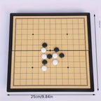 9.6 pouces Plaque magnétique pliable portable Gomoku, entraînement des débutants pour les compétitions, plaque internationale pliable portable, peut être utilisée pour les voyages indépendants, les rassemblements familiaux