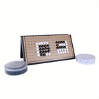 Jeu de stratégie portable avec pièces magnétiques - Idéal pour les voyages, les fêtes, la famille et les amis - Matériau en plastique durable - Cadeau d'anniversaire idéal