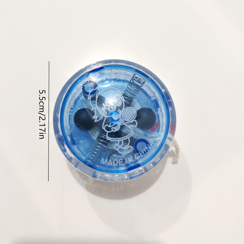 Yo yo lumineux LED, jouet pour jeunes, le cadeau parfait pour les jeunes, Halloween, Pâques, Thanksgiving, Noël, anniversaires, Nouvel An et autres fêtes, avec des couleurs aléatoires
