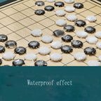 9.6 pouces Plaque magnétique pliable portable Gomoku, entraînement des débutants pour les compétitions, plaque internationale pliable portable, peut être utilisée pour les voyages indépendants, les rassemblements familiaux