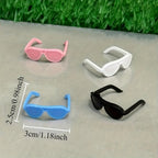 10pcs Mini Poupées Lunettes de Couleur Variée Modèles de Lunettes Parfaites Pour La Maison de Poupée La Maison de Fée La Décoration de Poupée Les Cadeaux de Vacances Pas Besoin D'électricité