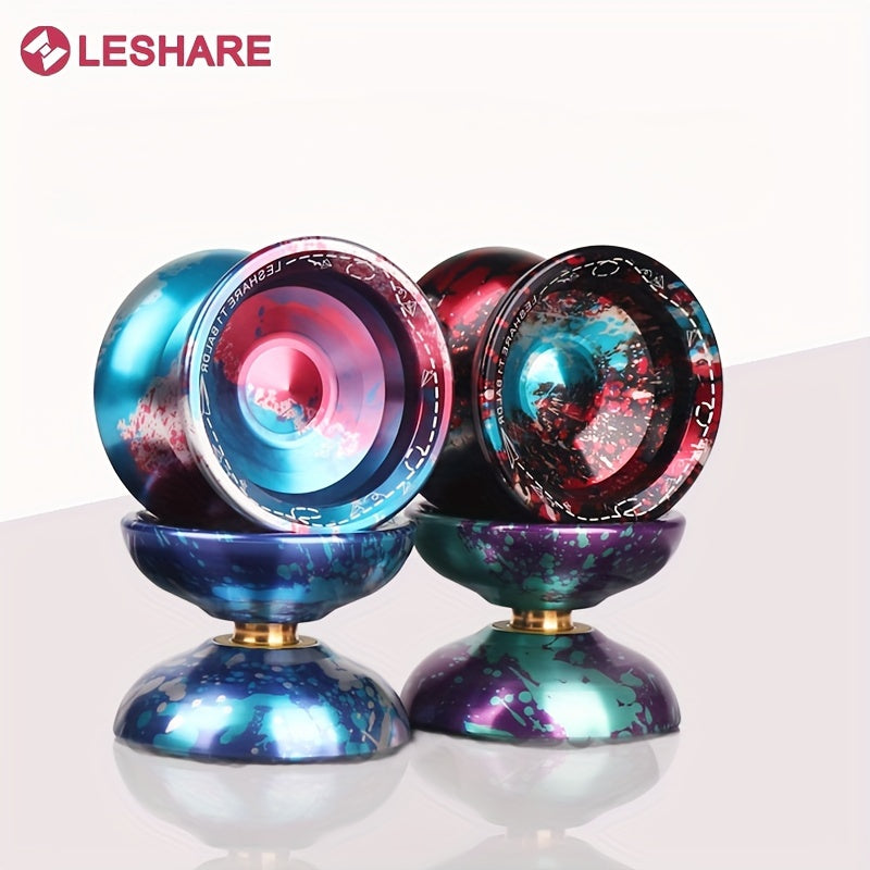 LESHARE YOYO Balle de Yo-yo en Alliage d'Aluminium de Couleurs Mélangées de Haute Précision pour le Soulagement du Sommeil & le Plaisir en Extérieur