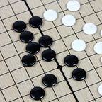 Jouet magnétique Gomoku, plateau d'échecs pliable portable, facile à démarrer pour les débutants, échecs puzzle noir et blanc, super grand plateau d'échecs magnétique