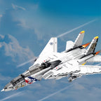 1600+ pièces Blocs de Construction Grand Avion Chasseur, Modèle 3D à Assembler, Jouet Empilable en ABS Haut de Gamme, Cadeau Idéal pour Noël\u002FHalloween\u002FAnniversaire
