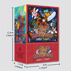 Cartes de Tarot Fantaisie KEPNOY Amour & Courage - Édition Standard de 78 Cartes pour Divination, Jeu de Fête et Prédiction de l'Avenir - Cadeau Idéal pour Halloween, Noël, Thanksgiving