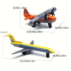 Ensemble de Modèles d'Avions de Combat et Passagers en Alliage Coulé sous Pression - Jouet Collectionnable en Métal et Plastique pour Décoration Maison, Idéal pour Noël, Pâques et Cadeaux d'Anniversaire