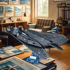 Le jeu de blocs de construction d'avions 1375pcs est fabriqué en plastique ABS, ce qui en fait un cadeau idéal pour Halloween, Thanksgiving et Noël.