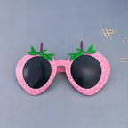 1pc fantaisie en forme fraise, amusantes à thème pour la plage, l'anniversaire, la photo rue, les réunions entre amis, accessoires photo
