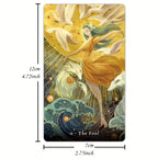 Tarot AURA Édition Nacrée, 78 Cartes Taille Standard, Papier de Couleurs Mélangées, Jeu de Cartes de Divination pour Fête, Halloween, Noël, Cadeau de Thanksgiving